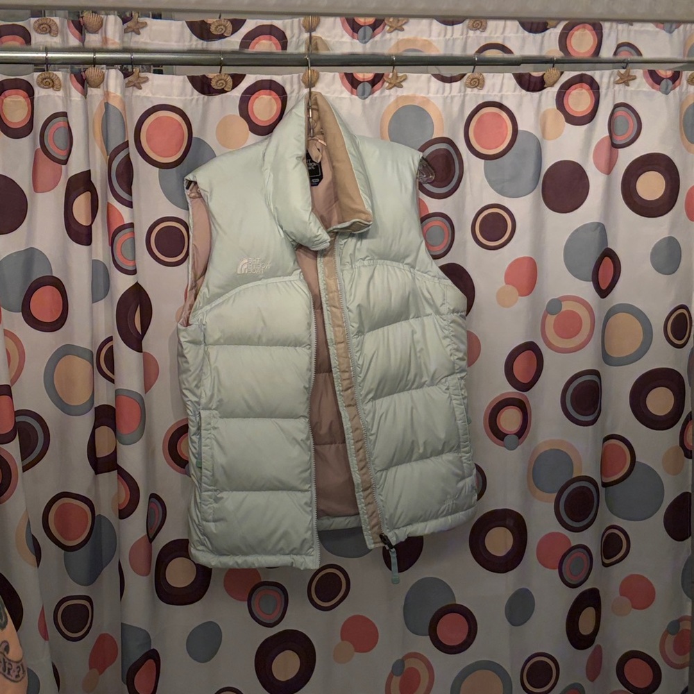 The North Face Women's Light Green Puffer Jacket